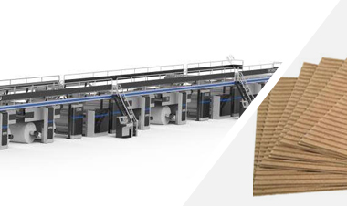 2Ply Corrugated Board Production Line (Single Face Board), 80m-100m/min